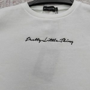 Polo de cuello redondo Blanco