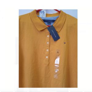 Polo camisero color mostaza