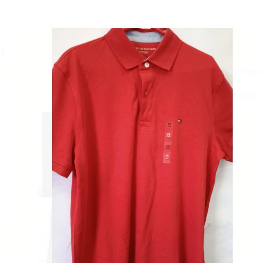 Polo camisero en color rojo