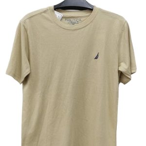 Polo de cuello redondo color crema