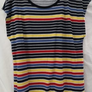 Polo a rayas sin mangas