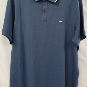 Polo camisero azul