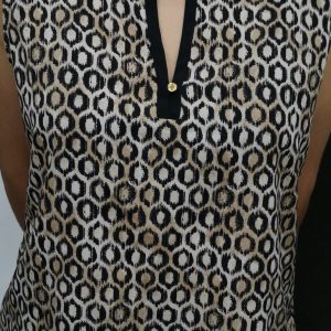 Blusa con patron de circulos