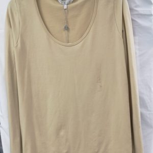 Blusa mangas larcas crema