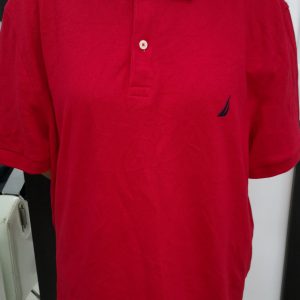 Polo camisero Nautica rojo