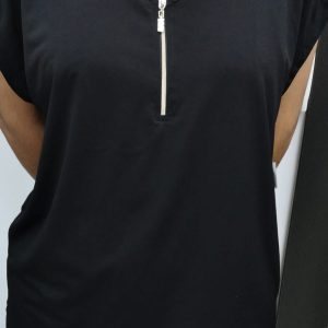 Blusa mangas transparentes